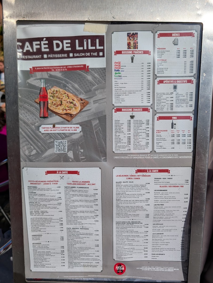 Menu Café De L'ill-2