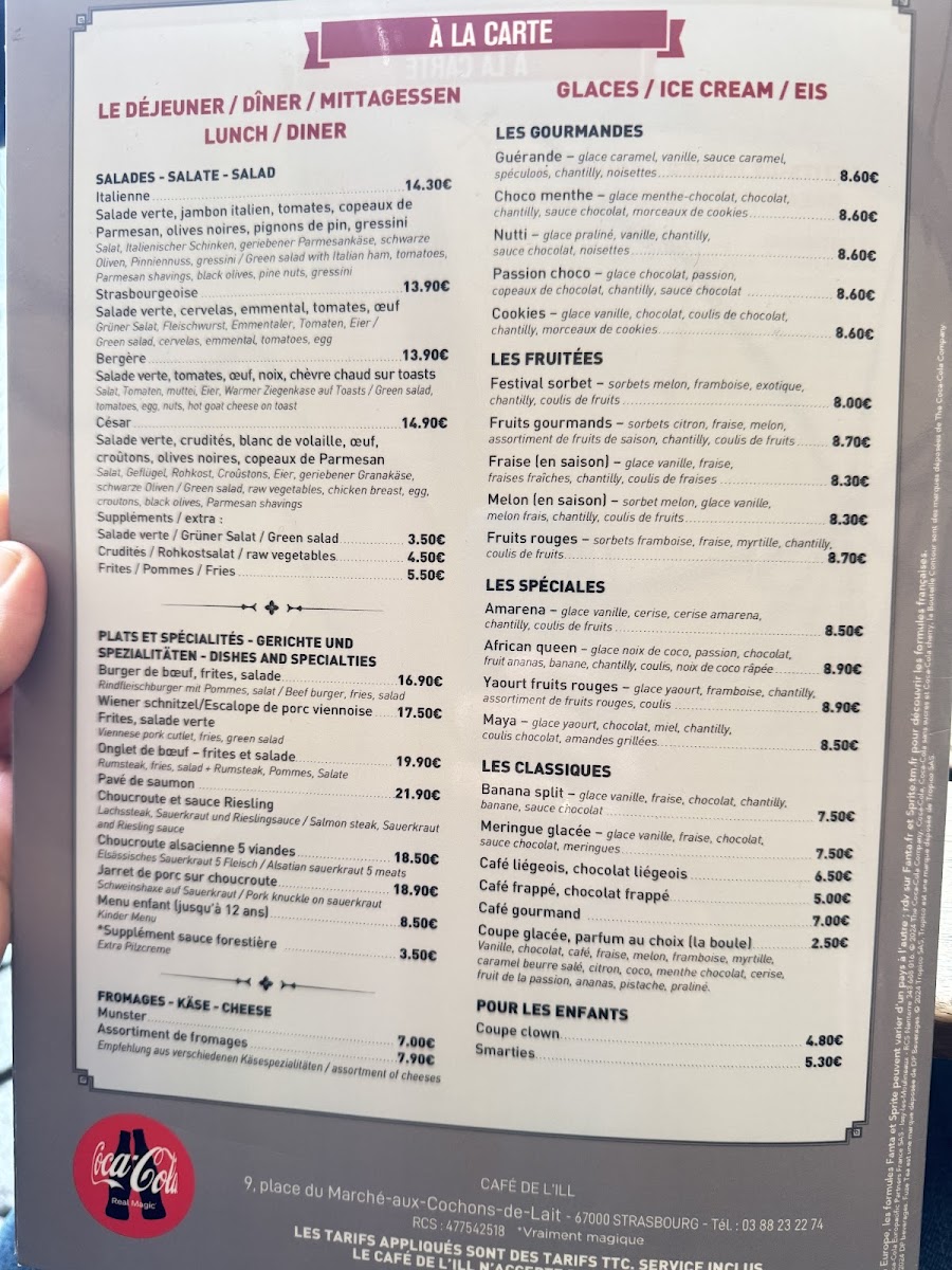 Menu Café De L'ill-7